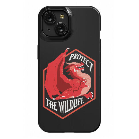 Protect The Wildlife Red Dragon Phone Case